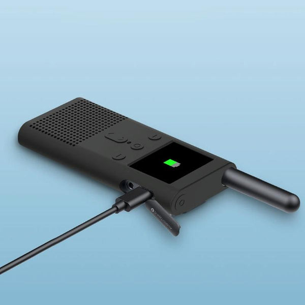 For Xiaomi Walkie Talkie 2S Walkie Talkie Silicone Case(Black)