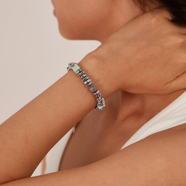 OPK GS1548 Personalized Splicing Stainless Steel Bracelet