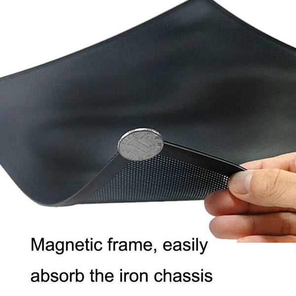 10pcs 14cm Punching Magnetic Suction PVC Cooling Fan Dust Net Desktop Computer Industrial Fan Filter Cover