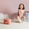 Children Stool Home Living Room Triangle Small Stool Anti-skid Short Plastic Stool, Size:Small(Red)
