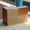 Retro Square Wooden Flower Pot Wooden Box Woody Storage Box  Multi-functional Wooden Box,Random Color Delivery