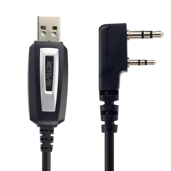 RETEVIS TK3107 2 Pin USB Program Programming Cable Adapter Write Frequency Line