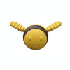 Bee Shaped Teether Teething Stick Baby Anti-Snacking Toys, Color: Yellow Brown Printing