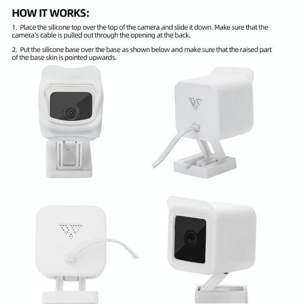 Wyze Cam V3 Silicone Skin Cover - Weatherproof Protection