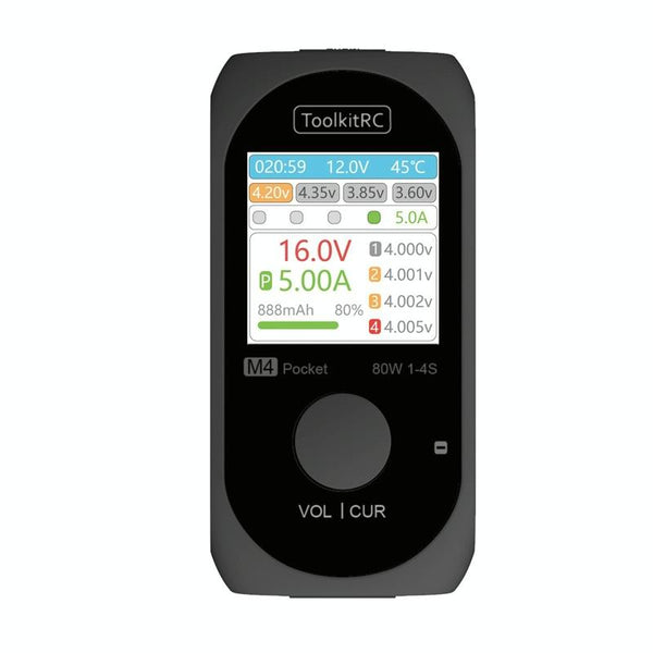 ToolkitRC M4Pocket Modeling LiPo Battery Balance Pocket Charger(Black)