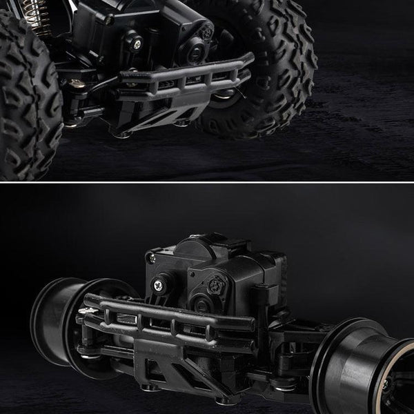 HD6141 1:16 Mountain-climbing Bigfoot Four-wheel Children Remote-controlled Off-road Vehicle Toy(Silver)