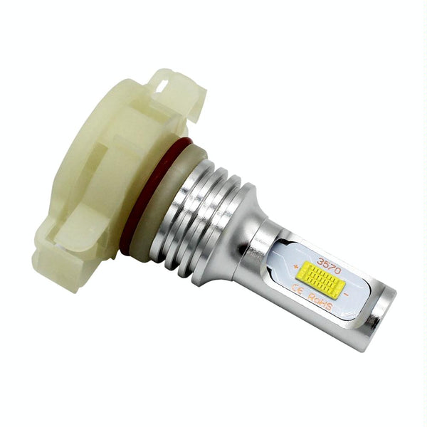 2 PCS H16(EU) 72W 1000LM 6000-6500K Super Bright White Light Car Fog LED Bulbs, DC 12-24V(Yellow Light)