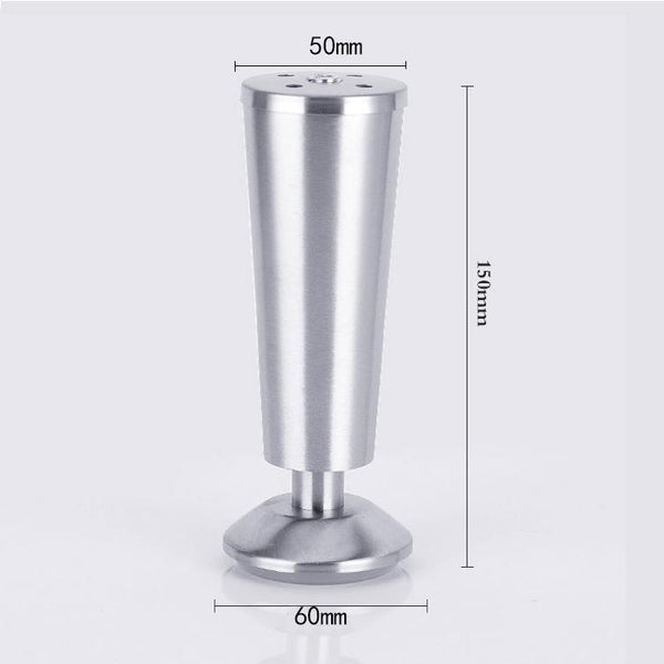 Stainless Steel Thickened Adjustable Foot Cup Type Cupboard Foot, 150mm