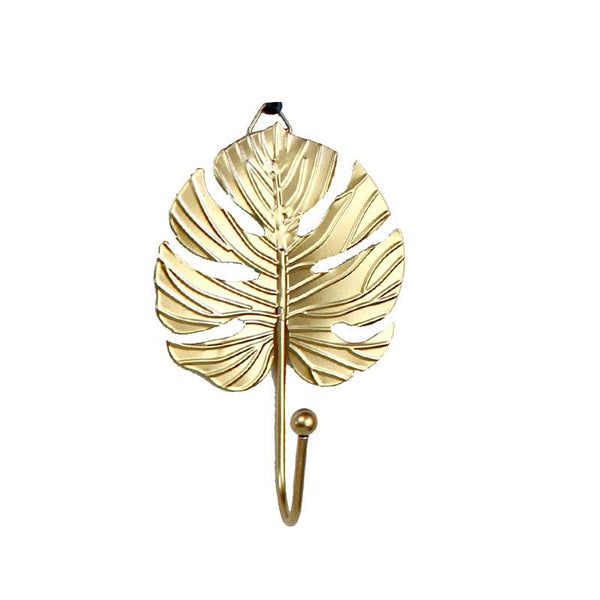 Mini Clothes Hooks Perforated Door & Window Wall Hooks(Golden D)