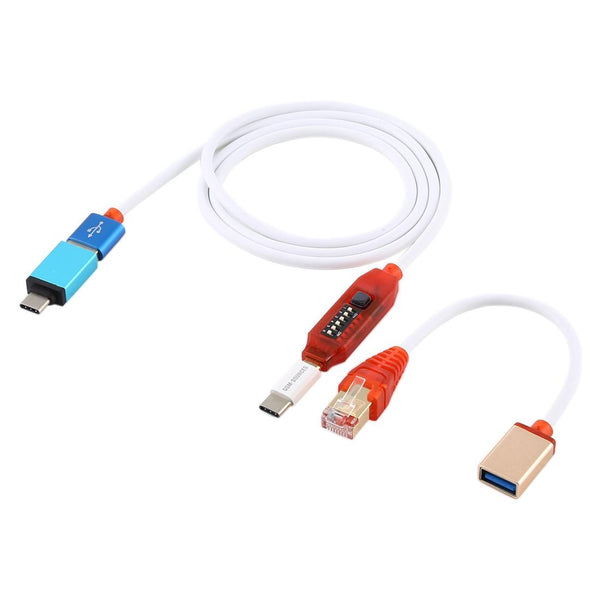 Multi-Function Boot Cable: MTK/SPD, RJ45, Fast Charge, USB-C/Micro USB