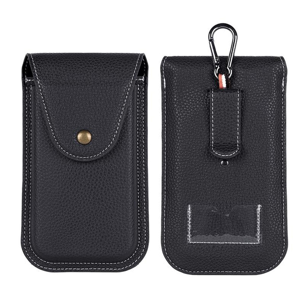 For 6.7 inch Mobile Phone PU Waist Bag(Brown)