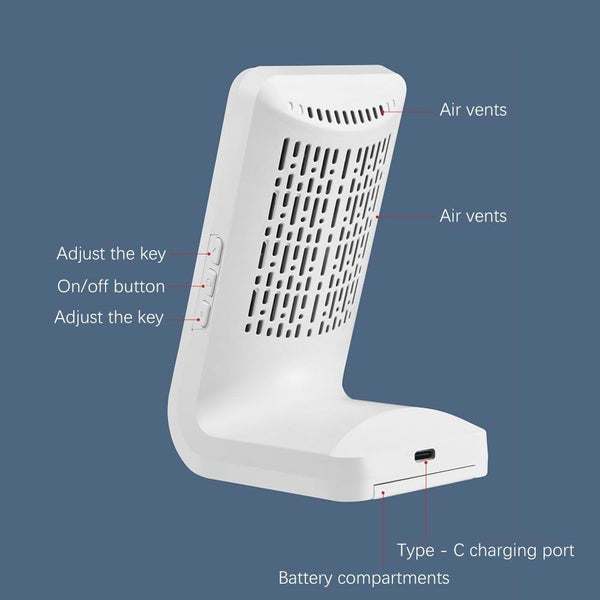 T03 3 In 1 Carbon Dioxide Detector Air Quality Monitor( Semiconductor White)