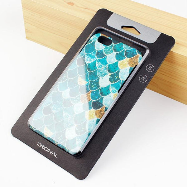 50 PCS High Quality Cellphone Case Kraft Paper Package Box for iPhone (4.7 inch)Available Size: 148mm x 78mm x 7mm(Black)