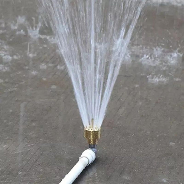 All Brass Flower Column Nozzle Inner Wire Garden Water Features Landscape Fountain Nozzle, Specification: DN50 2 inch