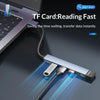 ORICO AH-A13 USB 3.0 x 1 + USB 2.0 x 3 to USB 3.0 HUB Adapter(Space Gray)