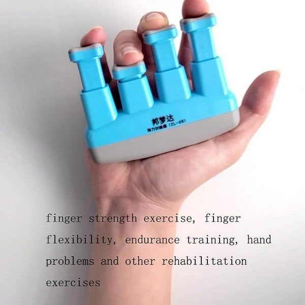 BangMengDa Finger Strength Training Device Rehabilitation Training Grip Strength Device(Yellow)