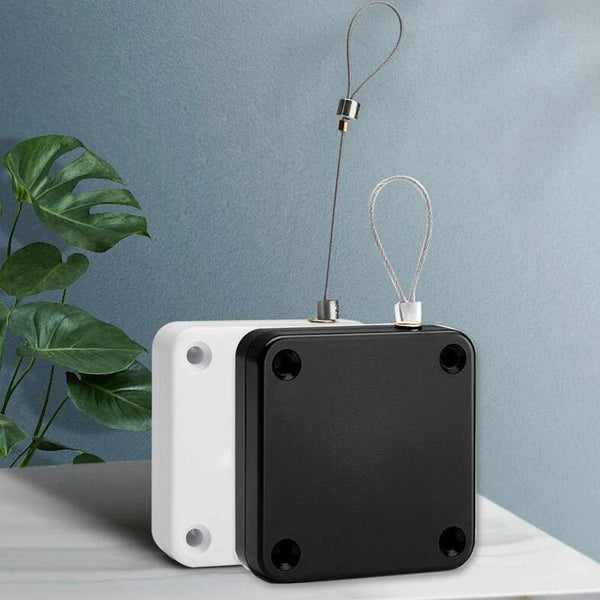 P093 Automatic Doorkeeper Telescher Door Closer Sliding Door Anti-Theft Box, Specification: 3rd Generations Black All Glue 800g 1.2m