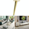 LH-ZT-0001 Cone Round Tube Furniture Support Legs, Style: Oblique Cone Height 60cm(Titanium)