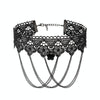 Fringe Lace Gothic Lolita Vintage Necklace,Style: 1555