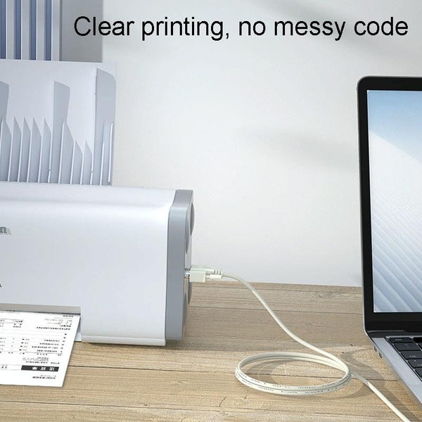 JINGHUA B110 Male To Female DB Cable RS232 Serial COM Cord Printer Device Connection Line, Size: 1.5m(Beige)