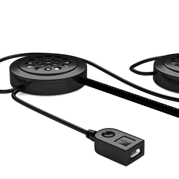 MH02 Bluetooth V4.0 Helmet Headset 5V for Motorcycle Driving with Anti-interference Microphone(Black)