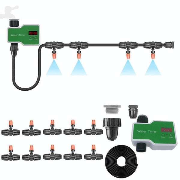Irrigation System Intelligent Controller Automatic Timed Watering Device, Specification: 10m 10sets Hanging Spray Sprinklers