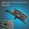 PIC Bit Case Cooling Fan Control Switch PWM 6 Way Computer Fan Speed Controller(Big 4Pin)