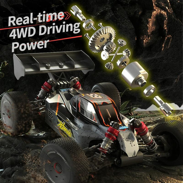 JJR/C Q146 Electric 4WD Alloy Off-Road Remote Control Car(Black)