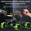 DM-528 Four-wheel Battle Blooming Tire Spray Remote Control Car, Specification:Dual Control Water Bomb(Green)