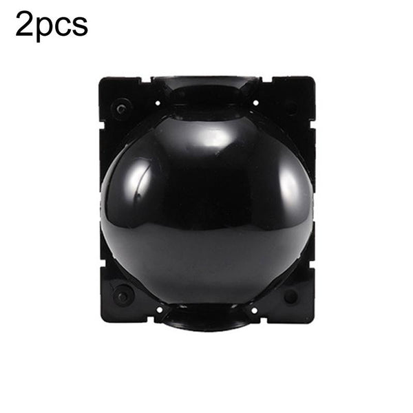 2pcs Plants Growth High Pressure Box Spherical Root Controller Grafting Root Cases, Model: L Black 120mm