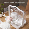 Portable Multi-function Transparent Storage Box Bread Box Bottle Organizer With Dustproof Lid, Specification: Large