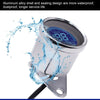 Motorcycle Multi-functional Modification Instrumentation Motorcycle Odometer Speedometer Tachometer Oil Gauge(Silver)
