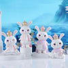 Piggy Banks God Rabbit Home Ornaments Gift Crafts, Size: Medium Purple Seated Position