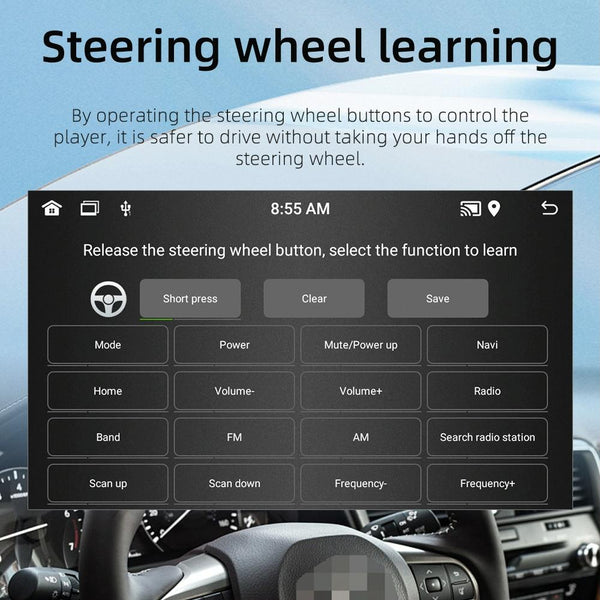 For Ford Transit 7 inch Android Navigation Machine Supports WiFi / GPS / RDS, Specification:1GB+16GB(Black)