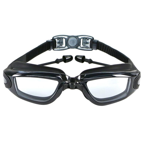 HAIZID Children HD Anti-fog Waterproof Myopia Swimming Goggles, Color: Optical Black
