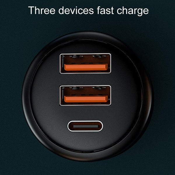 300W Vehicle Mini Fast Charging Charger Car One To Three Cigarette Lighter