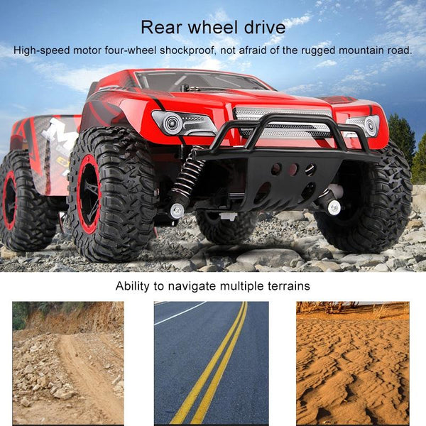 HELIWAY LR-R006 2.4G R/C System 1:16 Wireless Remote Control Drift Off-road Four-wheel Drive Toy Car(Red)