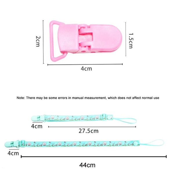 Baby Anti-falling Adjustable Pacifier Chain Toy Lanyard, Color: 3 Sky Blue Love