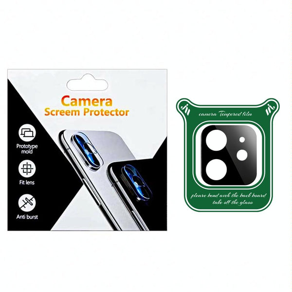 For iPhone 12 Silk Screen Luminous Ring Back Camera Lens Film