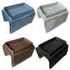 SF001 Oxford Cloth Sofa Armrest Hang Bag Household Storage Bag(Coffee)