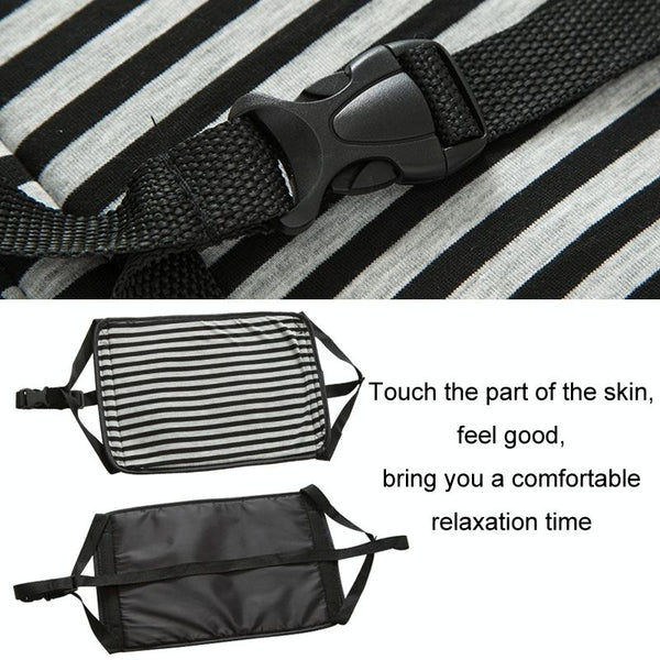 Travel Foot Rest Hammock Office Leisure Pedal, Color: Sky Blue All-in-one