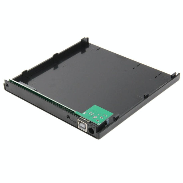 USB 2.0 Universal Notebook External 12.7mm CD/DVD SATA Port Optical Drive Box Kit(Black)