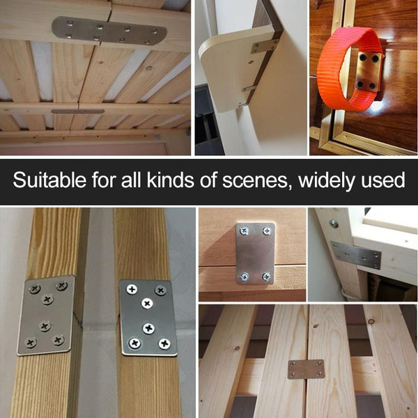 40 PCS Stainless Steel Connection Code Straight Connecting Piece, Number: 12