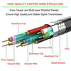 2 USB 2.0 Male to 2-port USB 2.0 Female with 2 Screw Holes Extension Cable, Length: 50cm