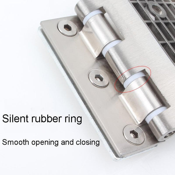Glass Door Partition Hinge Furniture Housing Door Fittings, Model: Rust Stainless Steel