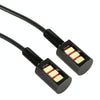 1 Pair DC12V 0.4W 3LEDs SMD-5630 Car / Motorcycle License Plate Light, Cable Length: 27cm (Blue Light)