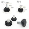 50 PCS Adjustable Foot Pad Furniture Screw Support Stub, M8x18