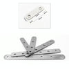 50 PCS Stainless Steel Connection Code Straight Connecting Piece, Number: 3