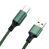USB 2.0 to Square Port A/B Printer Adapter Cable, Length:0.5m(Green)