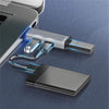 ADS-302A 3 in 1 USB to USB 3.0 / 2.0 Hub Expansion Station USB Adapter(Silver)